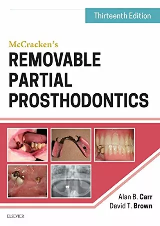 [PDF READ ONLINE] McCracken's Removable Partial Prosthodontics epub