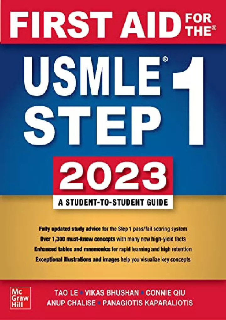 first aid for the usmle step 1 2023 download