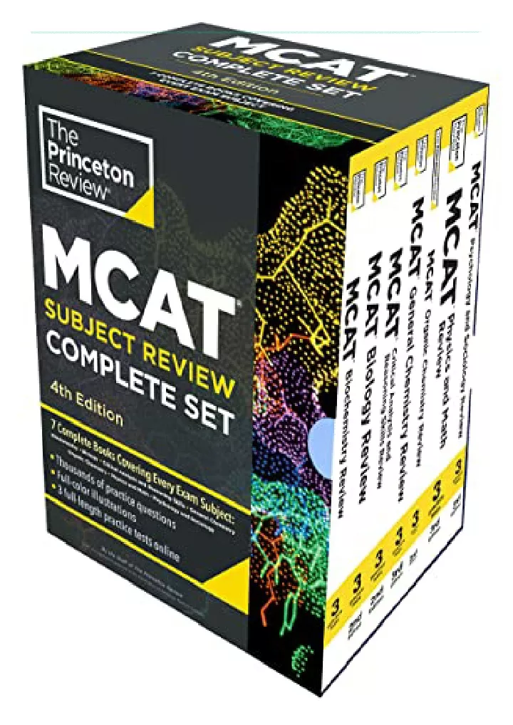 princeton review mcat subject review complete