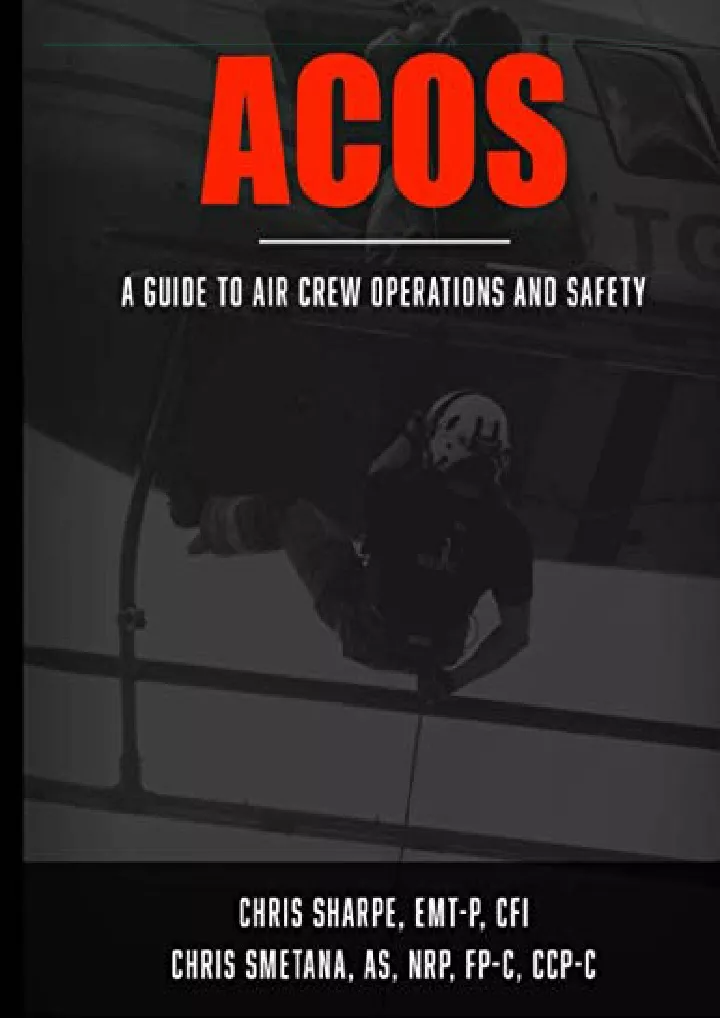 acos a guide to aircrew operations and safety