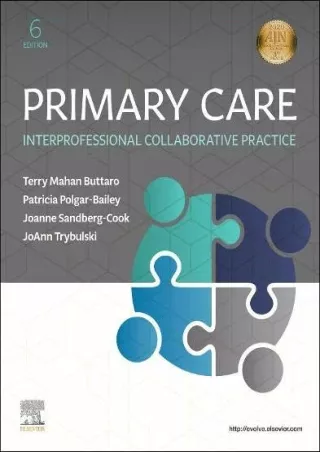[PDF READ ONLINE] Primary Care: Interprofessional Collaborative Practice android