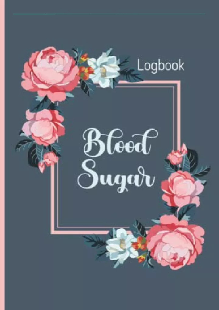 blood sugar log book simple weekly diabetes blood