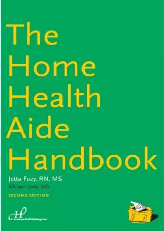 get [PDF] Download The Home Health Aide Handbook ipad