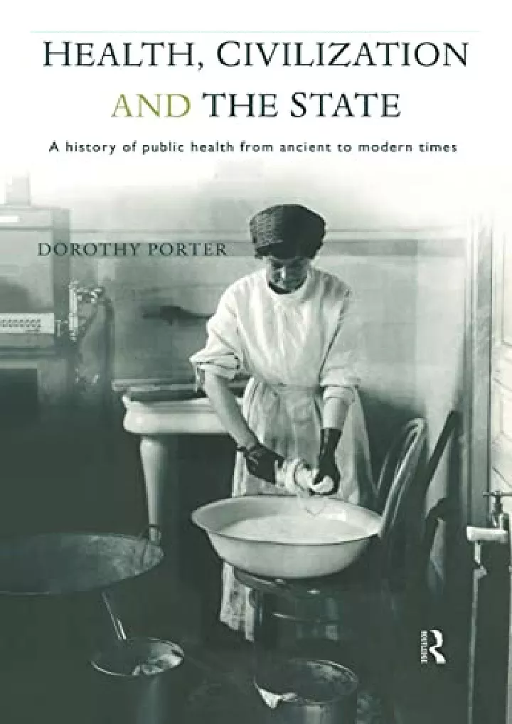 health civilization and the state a history