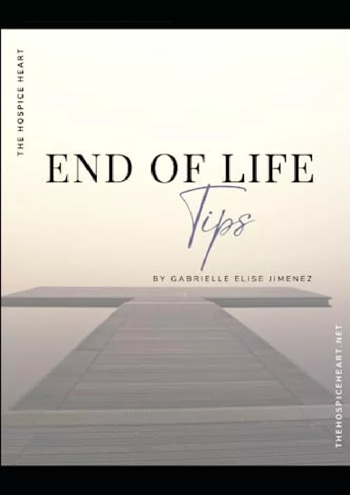 end of life tips download pdf read end of life