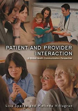 [PDF READ ONLINE] Patient Provider Interaction ipad