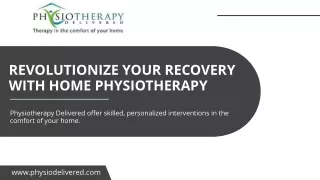 revolutionize your recovery with home
