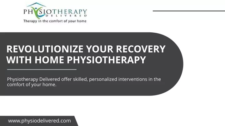 revolutionize your recovery with home