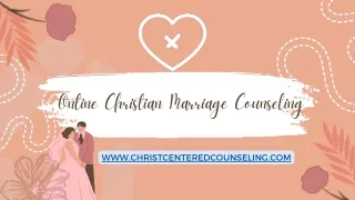 Online Christian Marriage Counseling