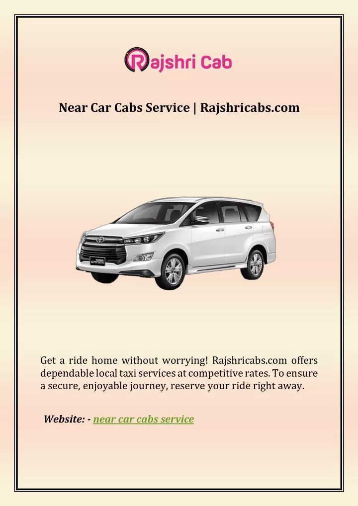 near car cabs service rajshricabs com