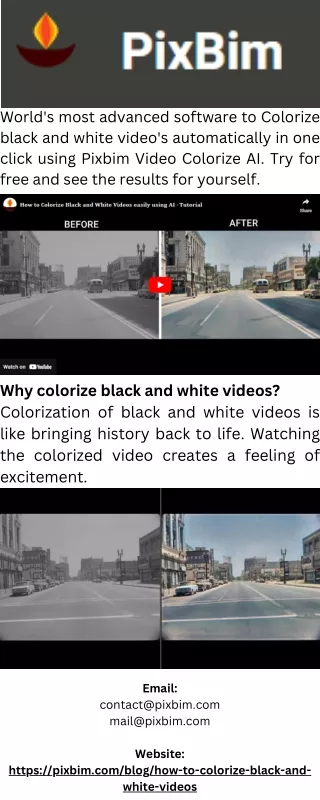 Colorize video AI