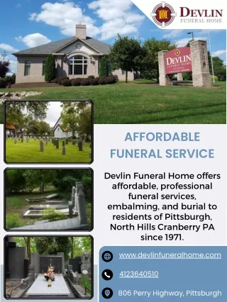 How Long After Death is Funeral | Devlin Funeral Home