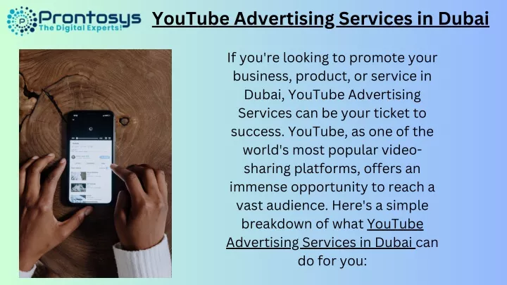 youtube advertising services in dubai