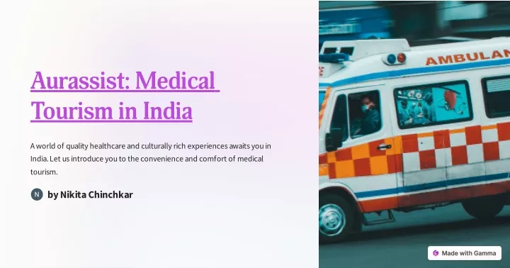 aurassist medical tourism in india