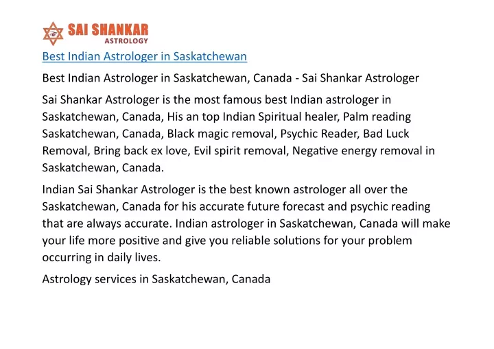 best indian astrologer in saskatchewan