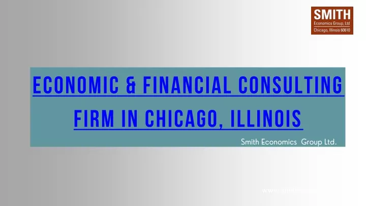 economic financial consulting firm in chicago