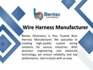 Wire Harness Manufacturer
