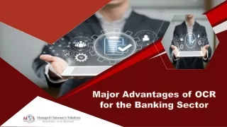 Major Advantages of OCR for the Banking Sector