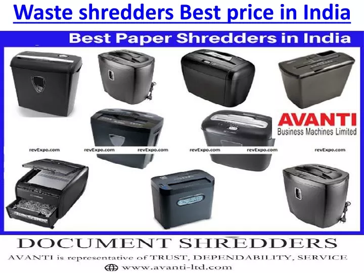 waste shredders best price in india