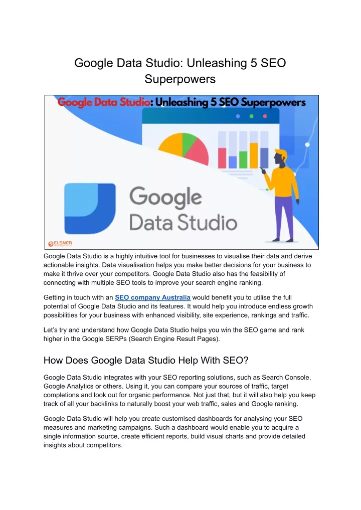 google data studio unleashing 5 seo superpowers