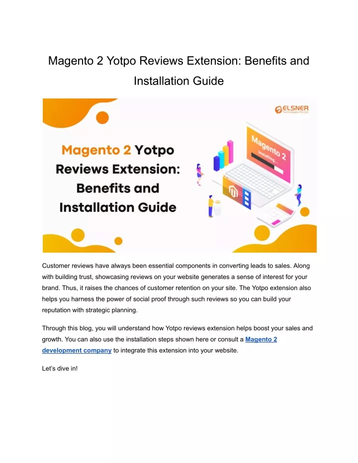 magento 2 yotpo reviews extension benefits and