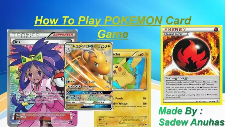 how to play pokemon card game