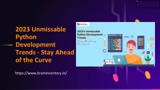 2023 unmissable python development trends stay ahead of the curve
