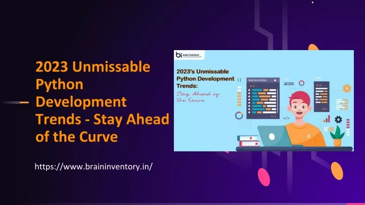 2023 unmissable python development trends stay ahead of the curve