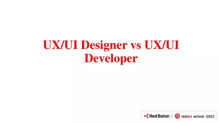 ux ui designer vs ux ui developer