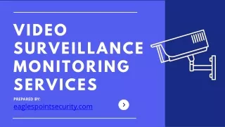 Video Surveillance Monitoring Services -  eaglespointsecurity.com