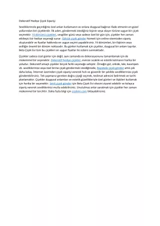 dekoratif hediye i ek sipari i