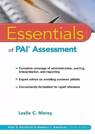 [READ DOWNLOAD] Essentials of PAI Assessment