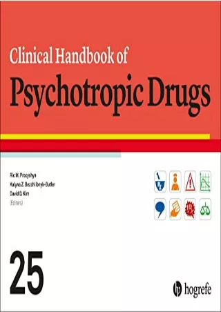 READ [PDF] Clinical Handbook of Psychotropic Drugs