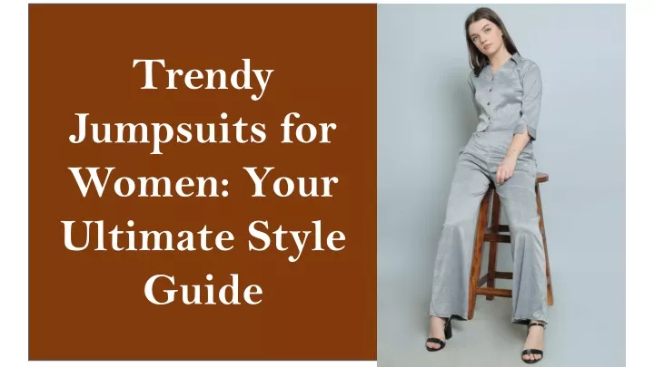 trendy jumpsuits for women your ultimate style