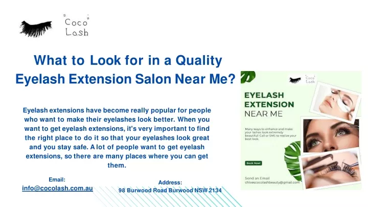 what to look for in a quality eyelash extension salon near me