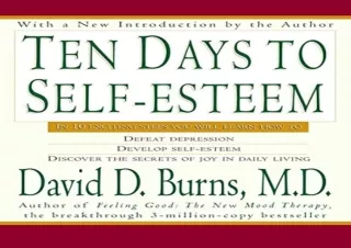 EPUB DOWNLOAD Ten Days to Self-Esteem