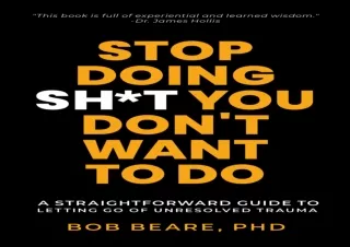PDF Stop Doing Sh*t You Don't Want to Do: A Straightforward Guide to Letting Go