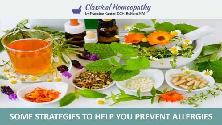 some strategies to help you prevent allergies