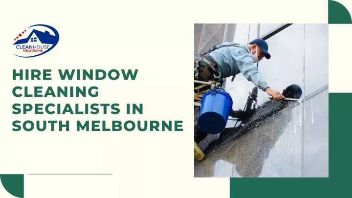 hire window cleaning specialists in south