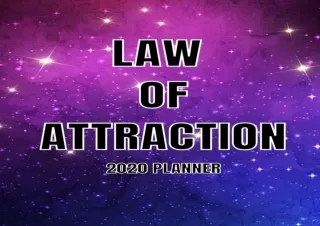 EBOOK READ Law Of Attraction 2020 Planner: Guided Manifestation Journal | Daily,