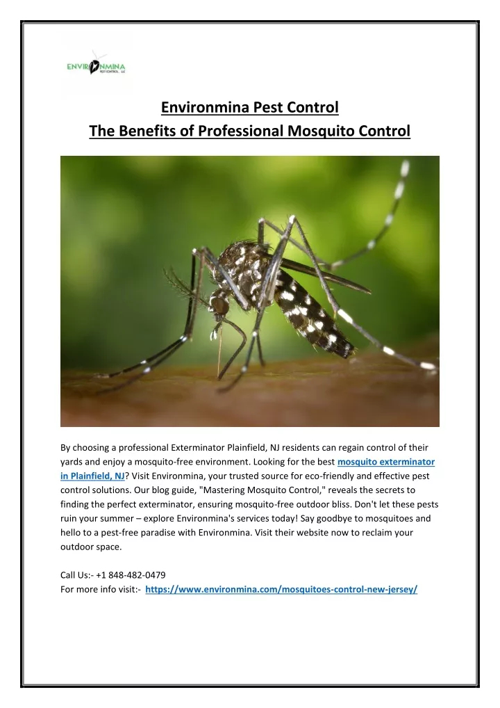 environmina pest control the benefits