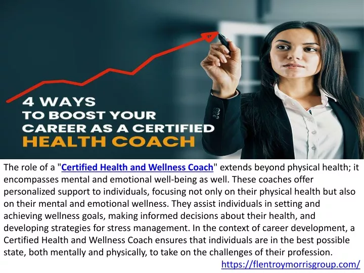 the role of a certified health and wellness coach