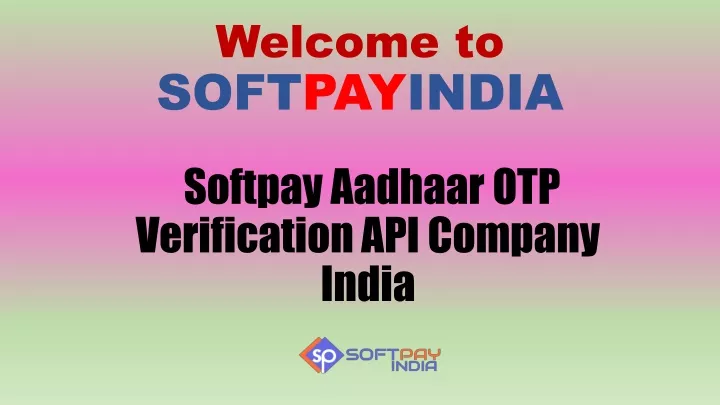 welcome to soft pay india