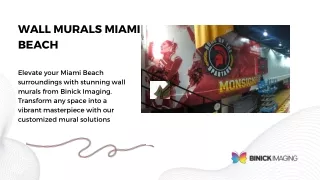 Wall Murals Miami Beach | Binick Imaging