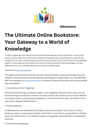 The Ultimate Online Bookstore Your Gateway to a World of Knowledge (1)