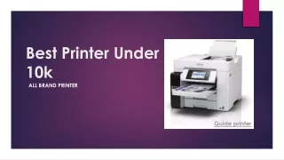 Best Printer Under 10k