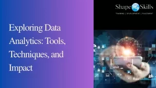 Data Analytics Training in Noida | ShapeMySkills