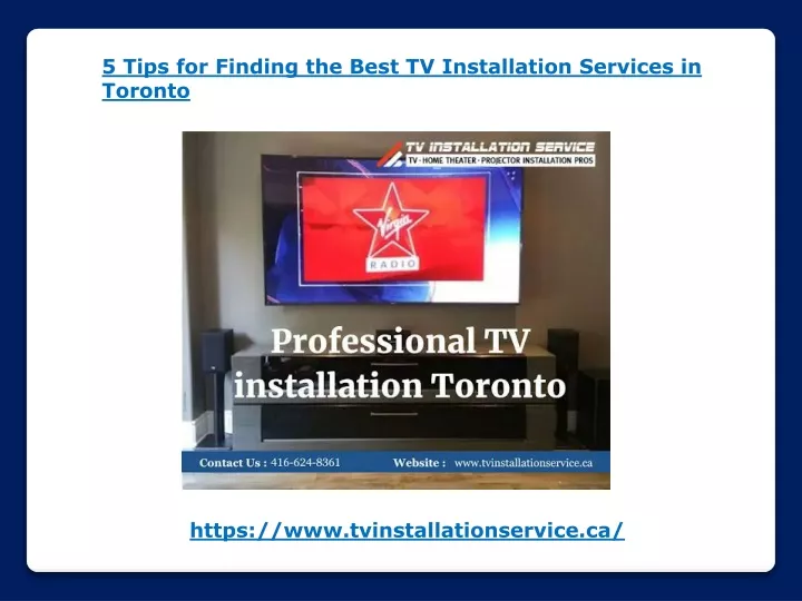 5 tips for finding the best tv installation