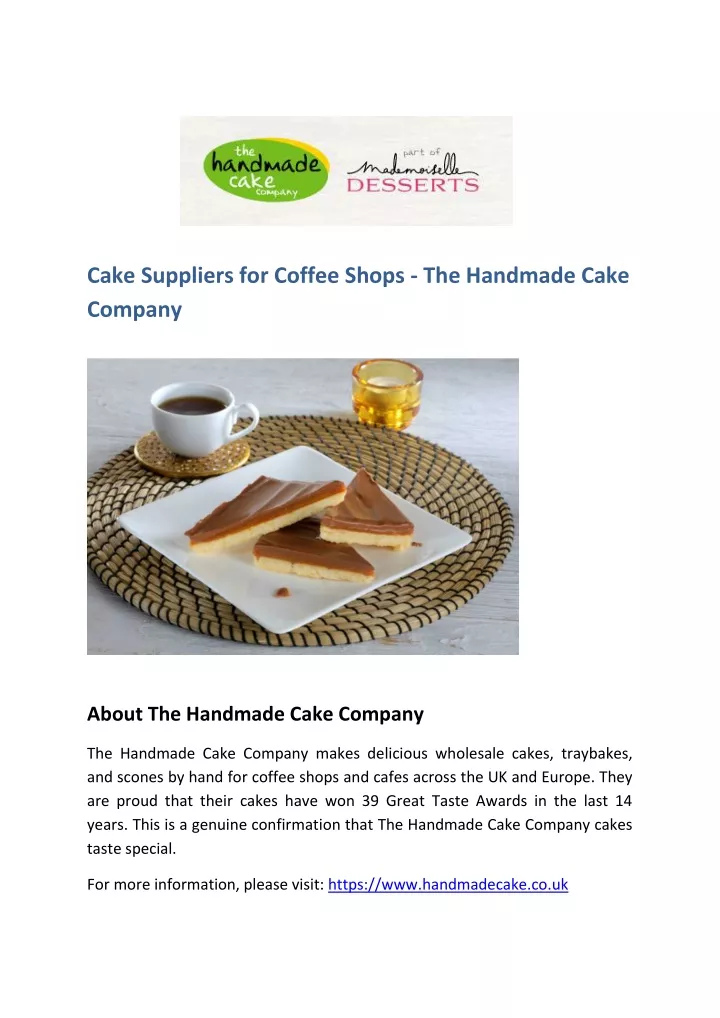 cake suppliers for coffee shops the handmade cake