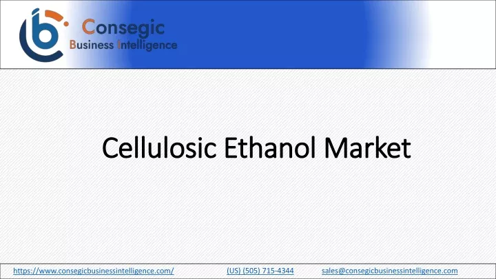 cellulosic ethanol market